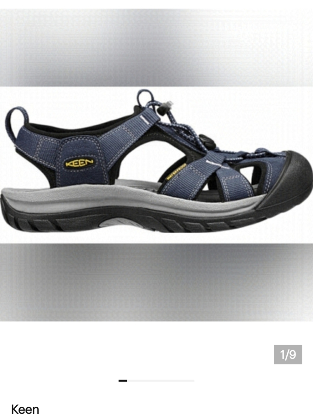 Keen Venice H2 Sandals - Big Kids Size 1, Blue & Gray